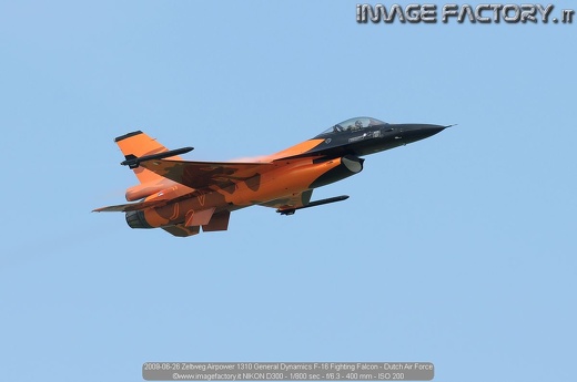 2009-06-26 Zeltweg Airpower 1310 General Dynamics F-16 Fighting Falcon - Dutch Air Force